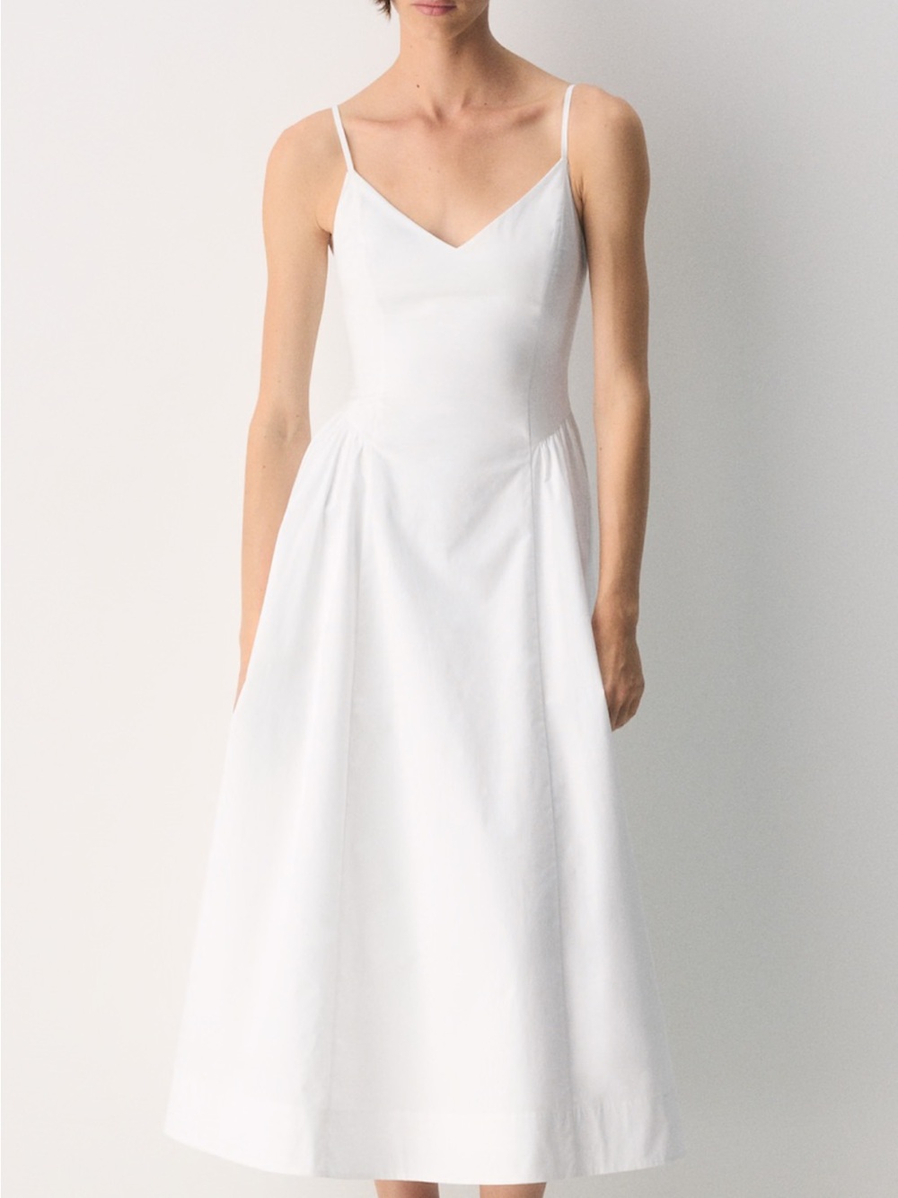 Aritzia Technique Poplin Midi Dress